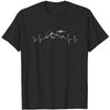 Hang Gliding Pilot Heartbeat EKG Unisex T-shirt