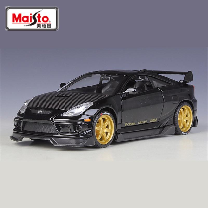 xmwcj1 Maisto 1:24 Toyota Celica GT-S Alloy Miniature Car Model Diecast Metal Scale Car Model Collection Children Toy Vehicles Gift