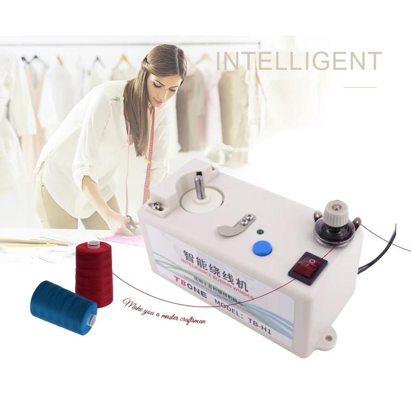 90-260V Intelligent Sewing Machine Electronic Bobbin Winder Computerized Embroidery Machine Bobbin Portable Micro Bobbin Winder