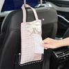 Luxury Elegant Small Fragrance Style Hanging Backseat Car Tissue Box