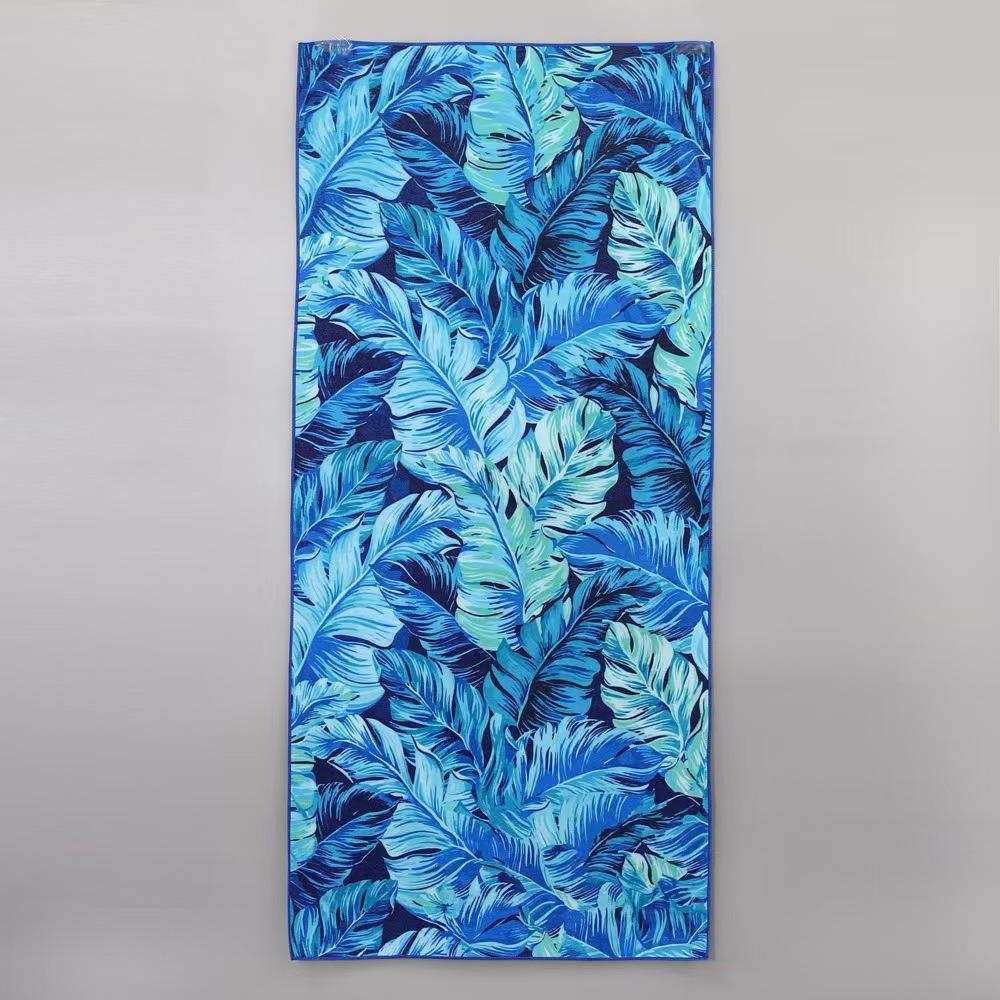 Modern Microfiber Beach Towel Large Printed Breathable Water-Absorbent for Outdoor Sports Fitness Bath Towel