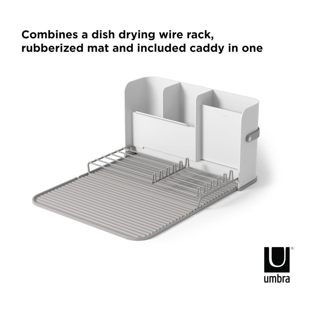 Umbra Sling Dish [Official] Rack, White/Grey