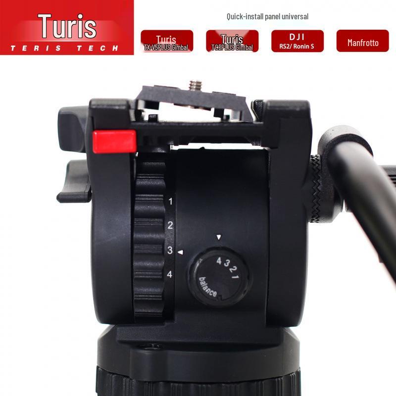 7Ruis TCEPLUS DSLR Camera Hydraulic Head