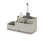 Joseph Joseph EasyStore Bathroom Caddy, Ecru, Matte Finish, Bathroom Accessory Storage Organizer, 70576