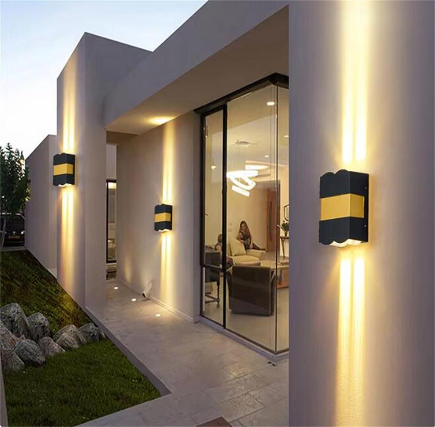 LED Waterproof Wall Lamps  Indoor Outdoor Wall Light Courtyard Porch Living Room Corridor Bedroom Wall Sconce