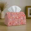 2D Flat Fabric Napkin Storage Organizer, Playful Tropical Pattern, Multi-Purpose for Kitchen Car Christmas Decor Parties Living Room Bedroom And Dinin