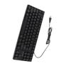 87 Keys USB Wired Keyboard Round Keycaps Typewriter Keyboard Durable Mechanical Keyboard  Laptop