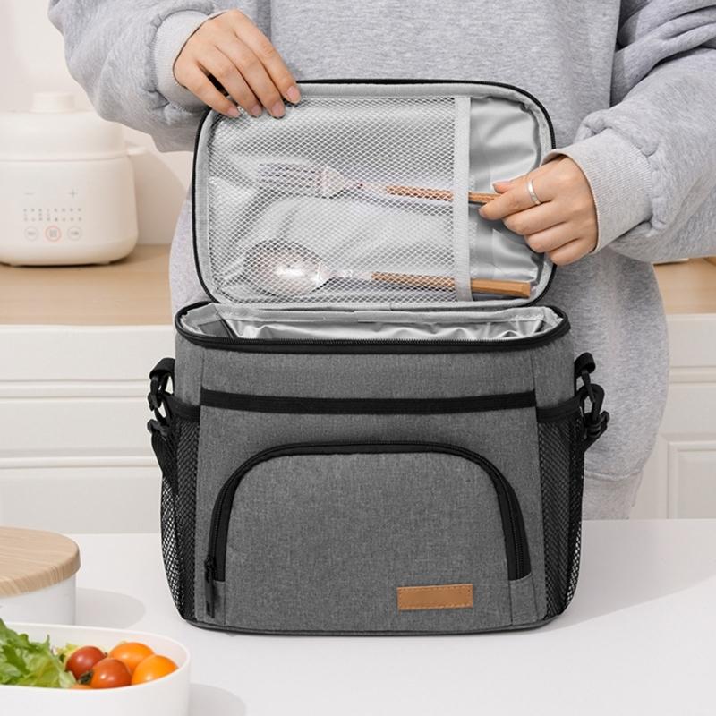Sturdy Waterproof Picnic Coolers Bag Thermal Insulation Lunch Organizers for Outdoor Activities
