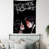 Popular Rock Band My Cchemical Romance Anime Tapestry Hippie Flower Wall Carpets Dorm Decor Wall Hanging Home Decor