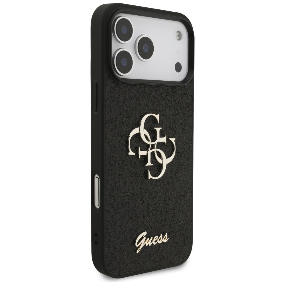 Etui Guess Fixed Glitter Big 4G Do       Iphone 17 Pro Max Czarny