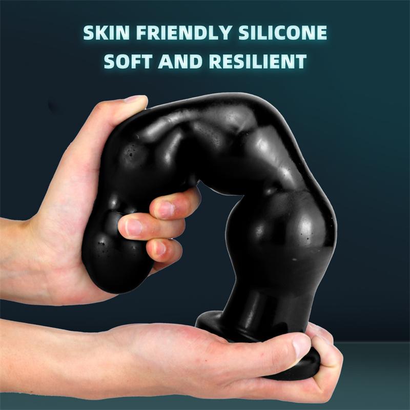 Four-ball Oversized Anal Plug Collection Backyard Supplies Anal Strip Anal Expander Adult Supplies