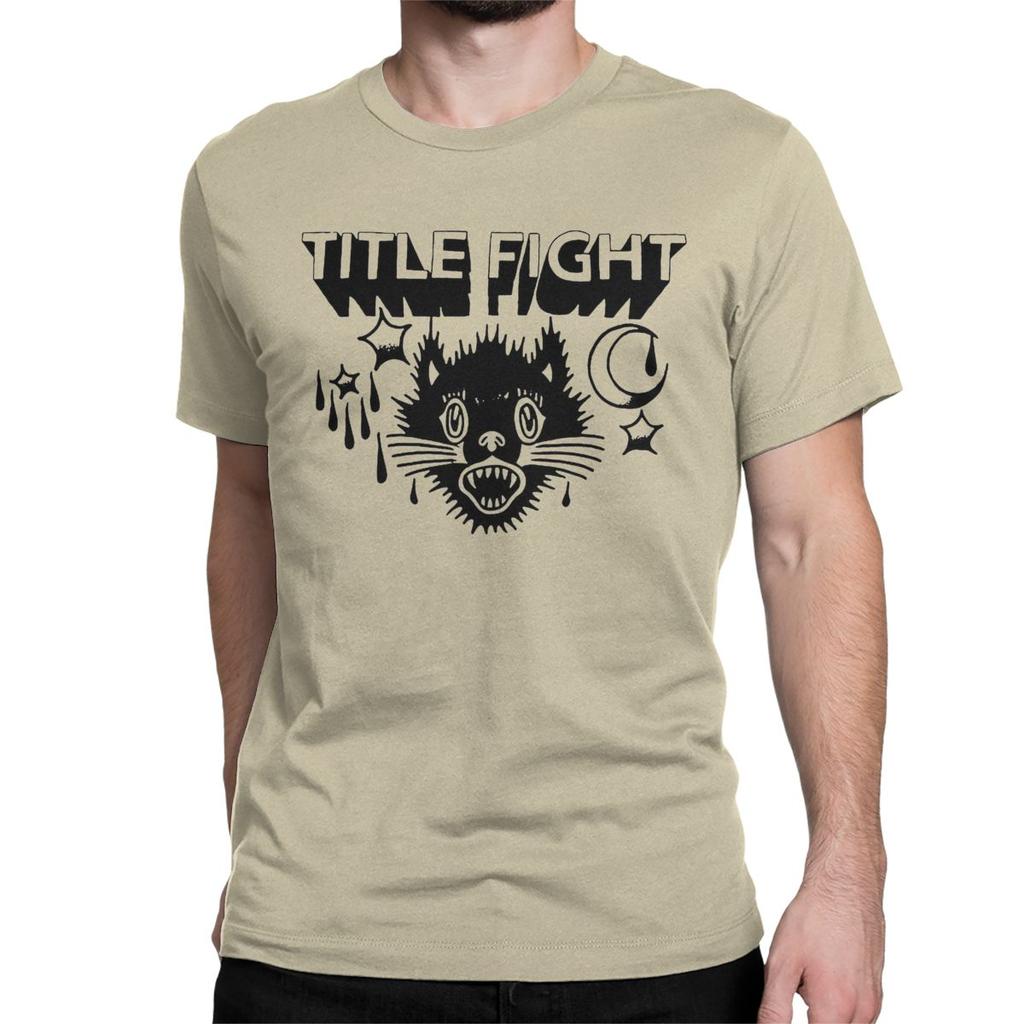 Rock Band Music T-Shirt Men Women Title Fight Funny Pure Cotton Tee Shirt Round Collar Short Sleeve T Shirt New Arrival Clothes