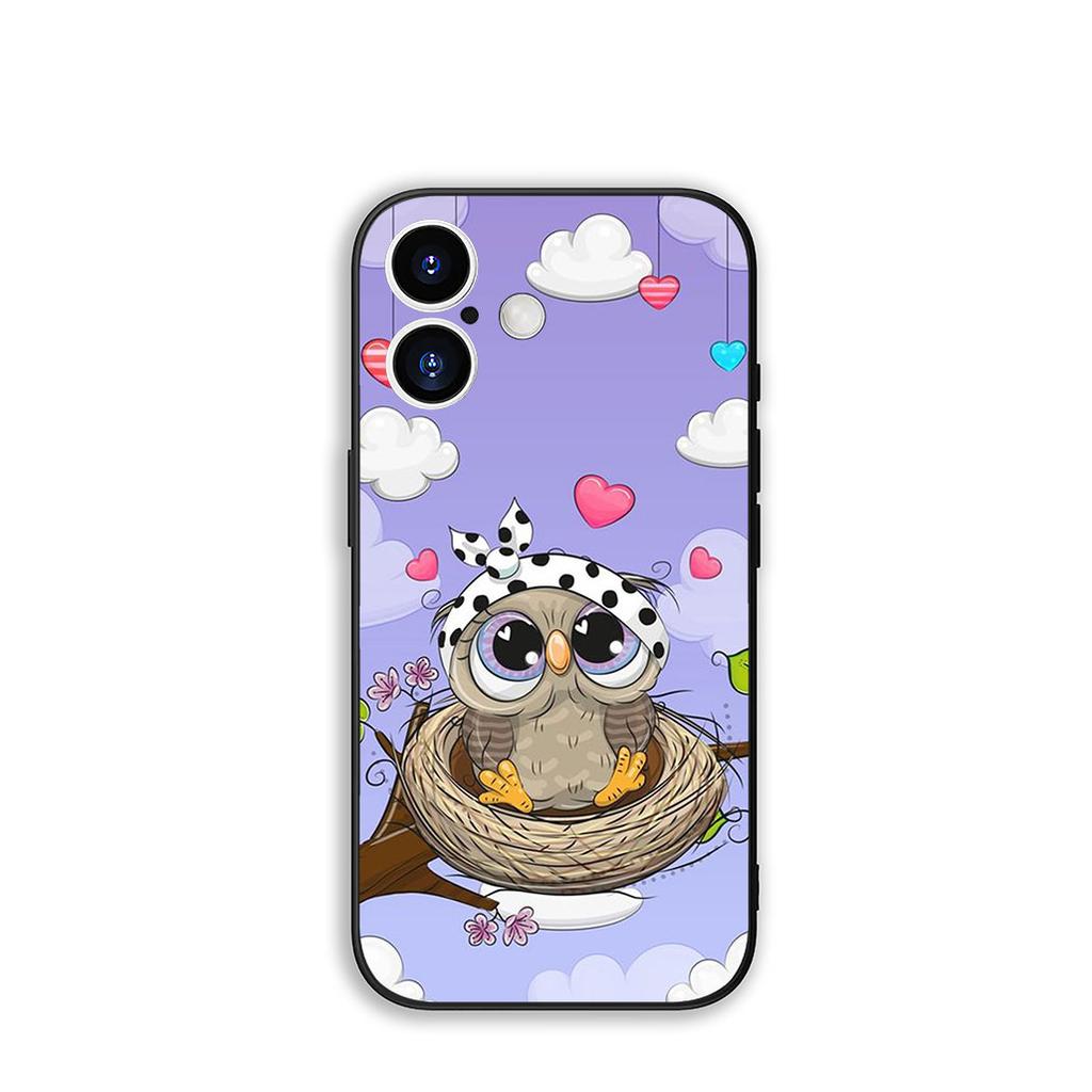 For Xiaomi Redmi 15C 15 A4 A5 9A 9T 10A 10C 9C NFC Note 11 9 8 10 Pro 8T Phone Cover Case Owl Bird Cute