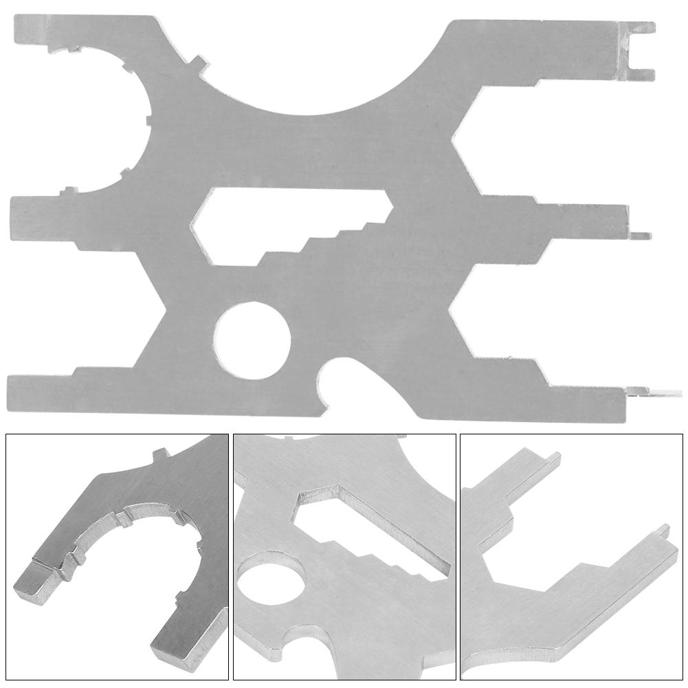 Edelstahl Unterwasser Multifunktionswerkzeug Tauchregler Set Kreditkarte Schraubendreher Set Tauchausrüstung
