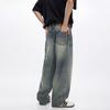 New Spring and Summer Men's Loose Scimitar Pants American High Street Jeans Trousers Men