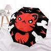 1pc Cat Bones Automatic Open/Close Umbrella, Portable Folding Umbrella, Compact Travel Umbrella for128