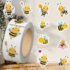 500pcs Cartoon Bee Stickers Suitable for Office Decoration, Labeling, Sealing Envelopes, Party Decorations, And Office Supplies.