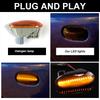 2PCS LED Turn Signal Lamps Side Marker Blinker Lights For Mitsubishi Triton/L200 2005-2015 Pajero Montero Sport Nativa 2008-2016 Dome Lights 6