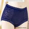 Plus Size Women's New Summer Sexy Lace Soft Breathable Traceless High Waist Tummy Tuck Panties