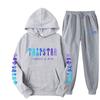 New Sports Sweater Set Men's Printed Casual Sweater Street Fashion Hoodie Sweatpants Men's