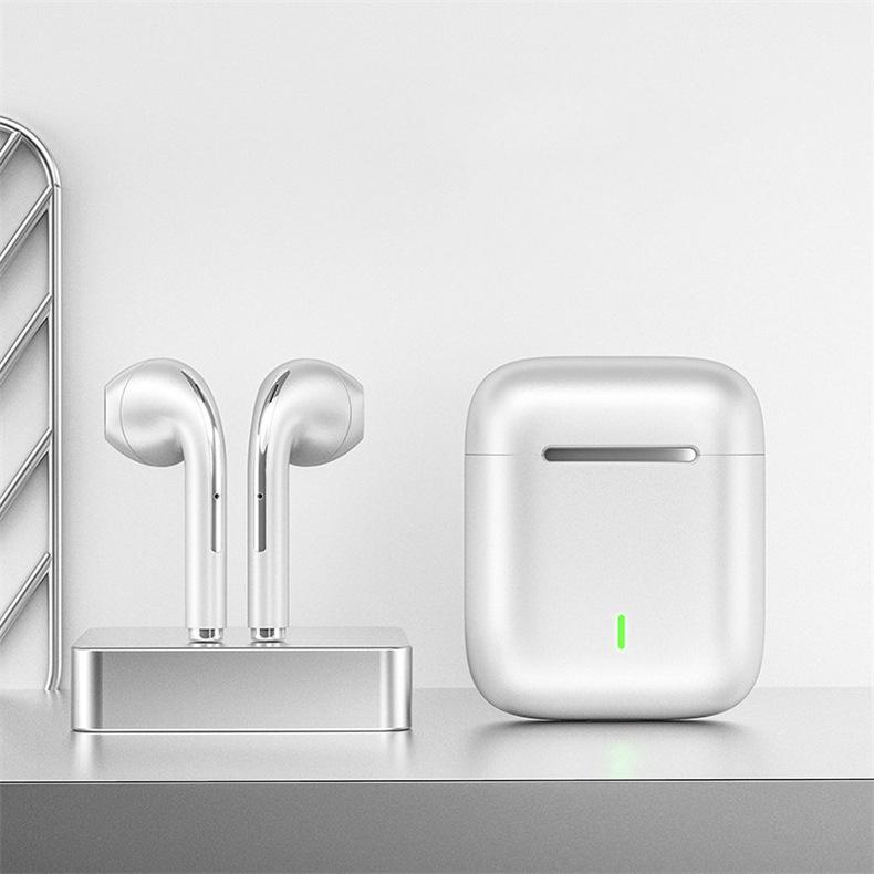 VAORLO Bezdrátová sluchátka J18 TWS HiFi Stereo Subwoofer Super Bass S mikrofonem HD Headset Sluchátka Noise Cancel Sluchátka pro iphone Xiaomi Huawei