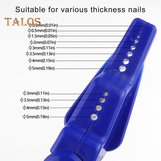 Pinza per chiodi con scanalature multiple Pinza di sicurezza per martellamento Impugnatura ergonomica Pinza porta chiodi per martellamento multifunzionale Morsetti