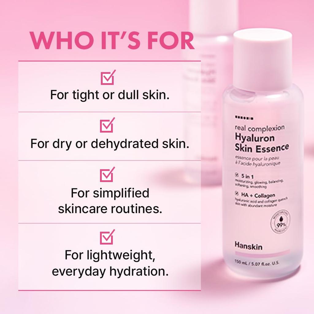 [HANSKIN Official] Real Complexion Hyaluronic Acid Skin Essence