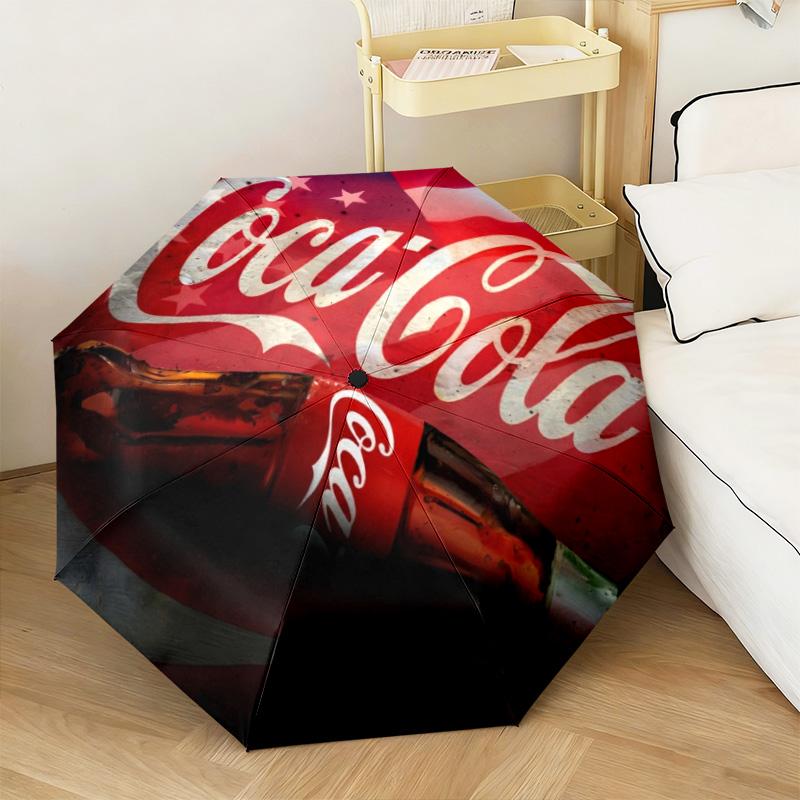 Christmas Gift Halloween Theme Bear Truck Coca Cola umbrella is suitable for all seasons, including home travel and outdoor activities Y24