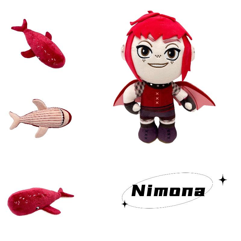 Nimona Monster Girl Plush Toy Doll Anime Collectible Figure