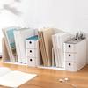 Große Desktop-Buchaufbewahrungsbox Halter Dokument Schreibwaren Buchstütze Schubladen Geschäft Mehrfache Fächer Zuhause Studenten Regale