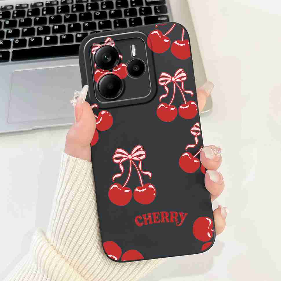 Luxury Rose Cover For Xiaomi Redmi Note 14 5G Case 6.67" Soft Slim Phone Case For Redmi Note 14 Note14 5G Capa Bags