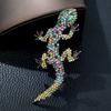 Rhinestone Lizard Gecko Brooches For Women Animal Pin Large Design 2 Colors Available New Arrival 2023