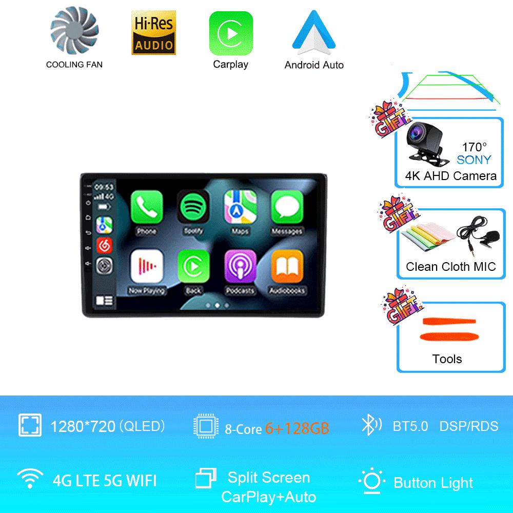 Android 14 For Wuling Hongguang 2025 Car Radio Wireless Carplay Multimedia GPS Player Head Unit No 2 Din 2din Dvd