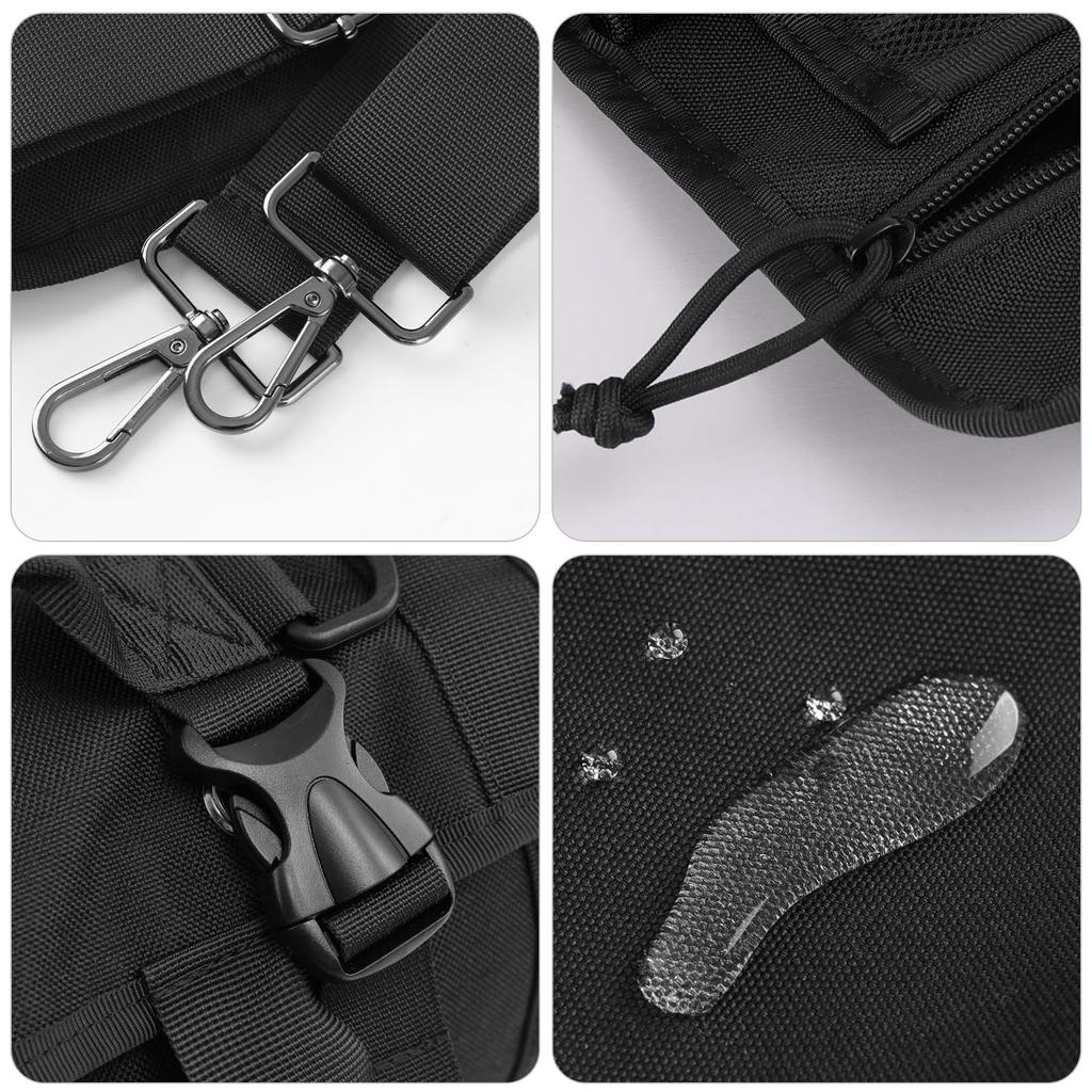 Koolertron Tool Multifunctional Roll Tool 4 1000D Oxford Tool Tool Tool Peg Peg Holds Up To 32cm In Tool Highly Durable Material Bag, Bag, Pockets,