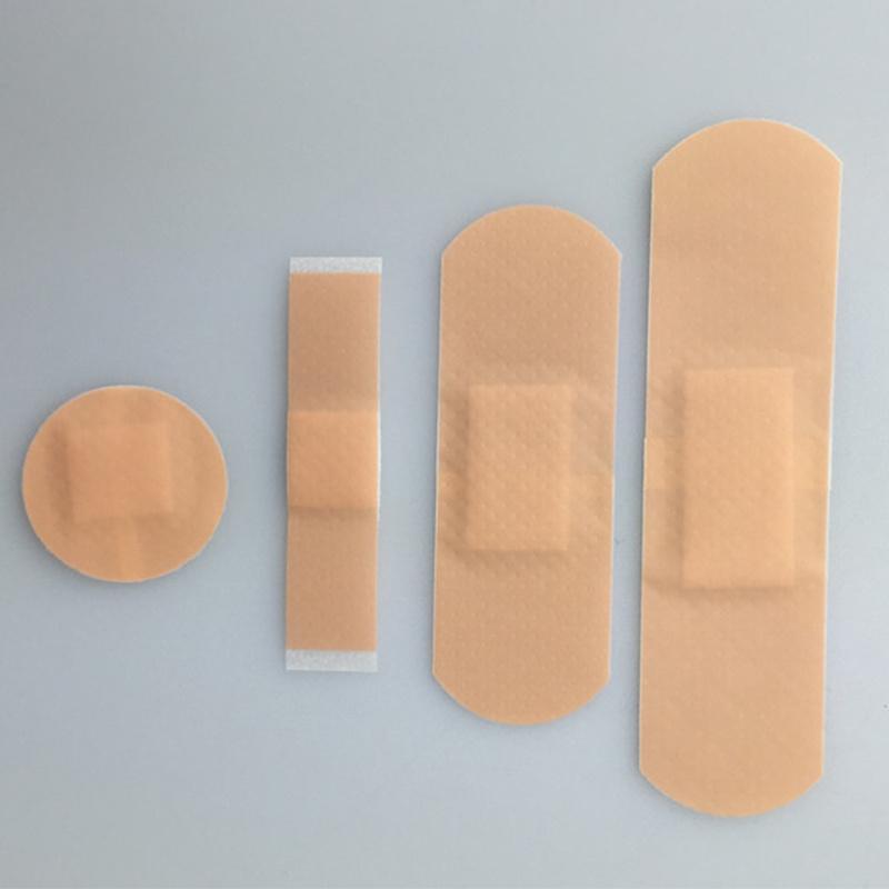 100 teile/los Atmungsaktive Pflaster Wasserdichte Bandage Erste Hilfe Wunde Band Wundpflaster Notfall Kits Bandaids