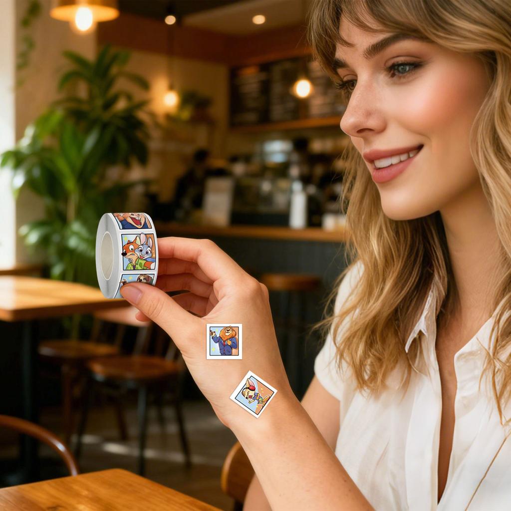 500 Blatt/Rolle Graffiti-Aufkleber, perfekt zum Dekorieren von Laptops und Koffern.