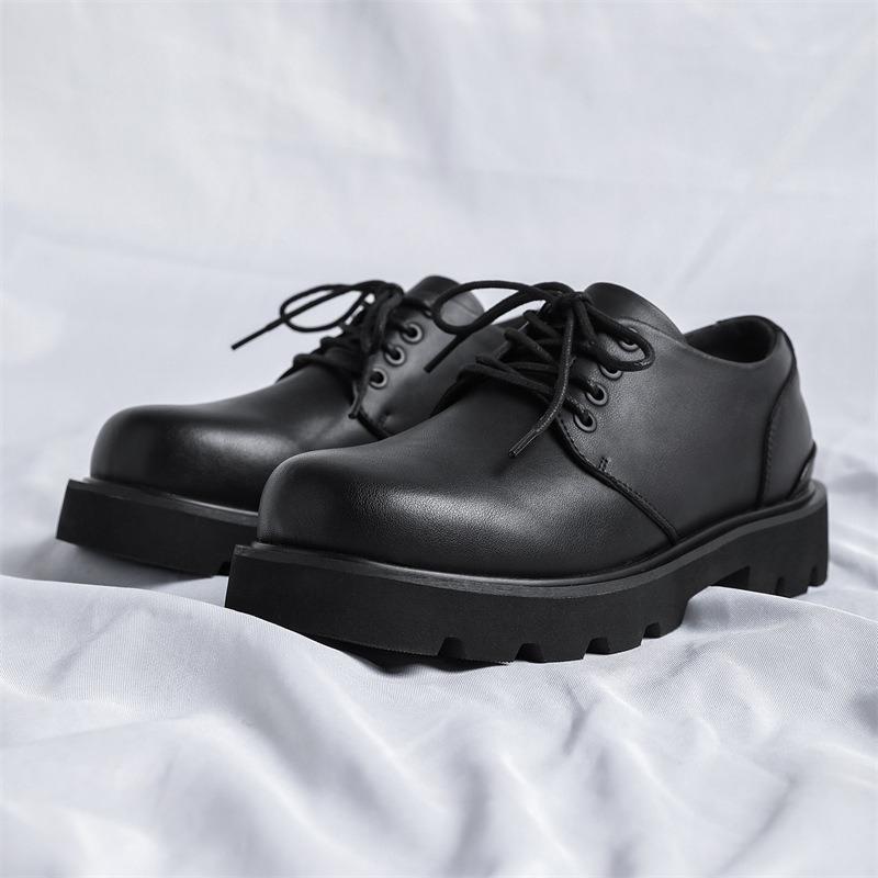3185 men's shoes spring new leather versatile trend men's casual leather shoes commuter business groom wedding shoes