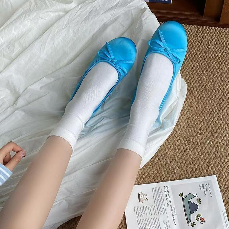 Ballet Flats Shoes Woman's Sandals Bow Loafers Shoes Women Summer 2025 New Elegant Fashion Sneakers Casual Sandalias De Mujer