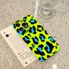 Fluorescent Leopard Print Pattern Phone Case Suitable for iPhone 17 16 15 14 13 12 11 Pro/Max/Plus Anti Drop and Shockproof