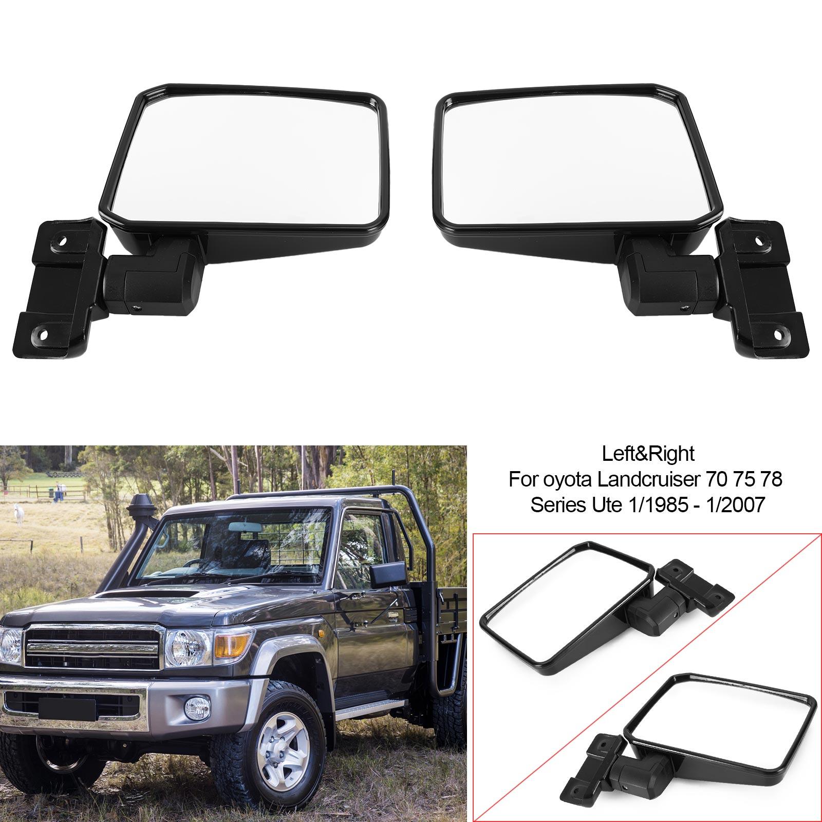 

Пара левое+правое зеркало заднего вида для Toyota LandCruiser 70 75 78 серии Ute 1985-2007