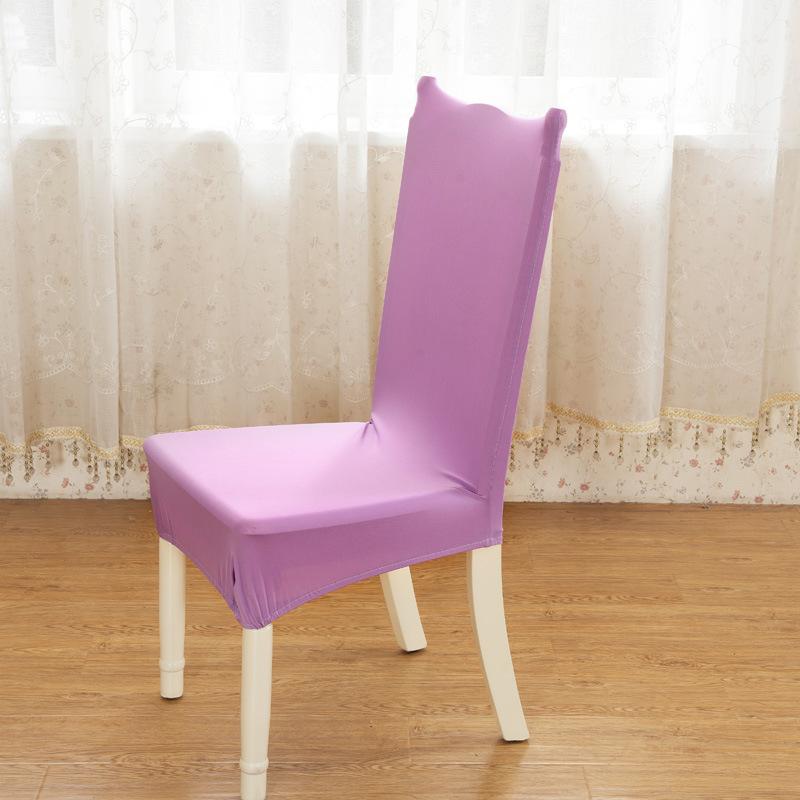 Household Elastic One-piece Hotel Dining Table and Chair Back Cover European Fabric Seat Cover Chair Stool Cover Dining Chair Cover