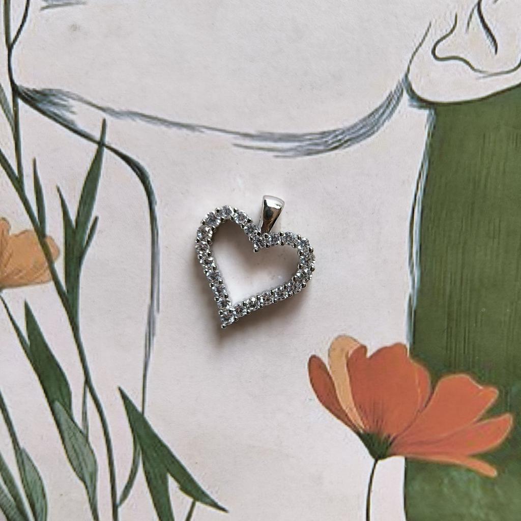 Серебряная подвеска с фианитами (2191568)