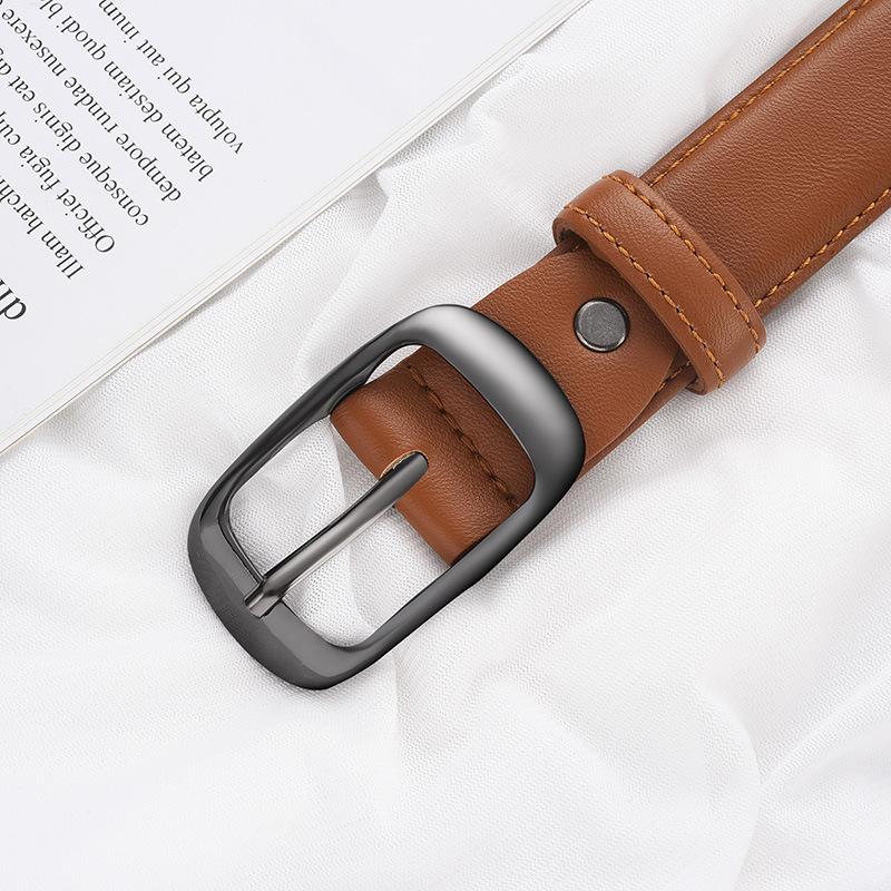 Ladies Belt Casual Vintage Pin Buckle Belt Schoolgirl Decorative Jeans Belt