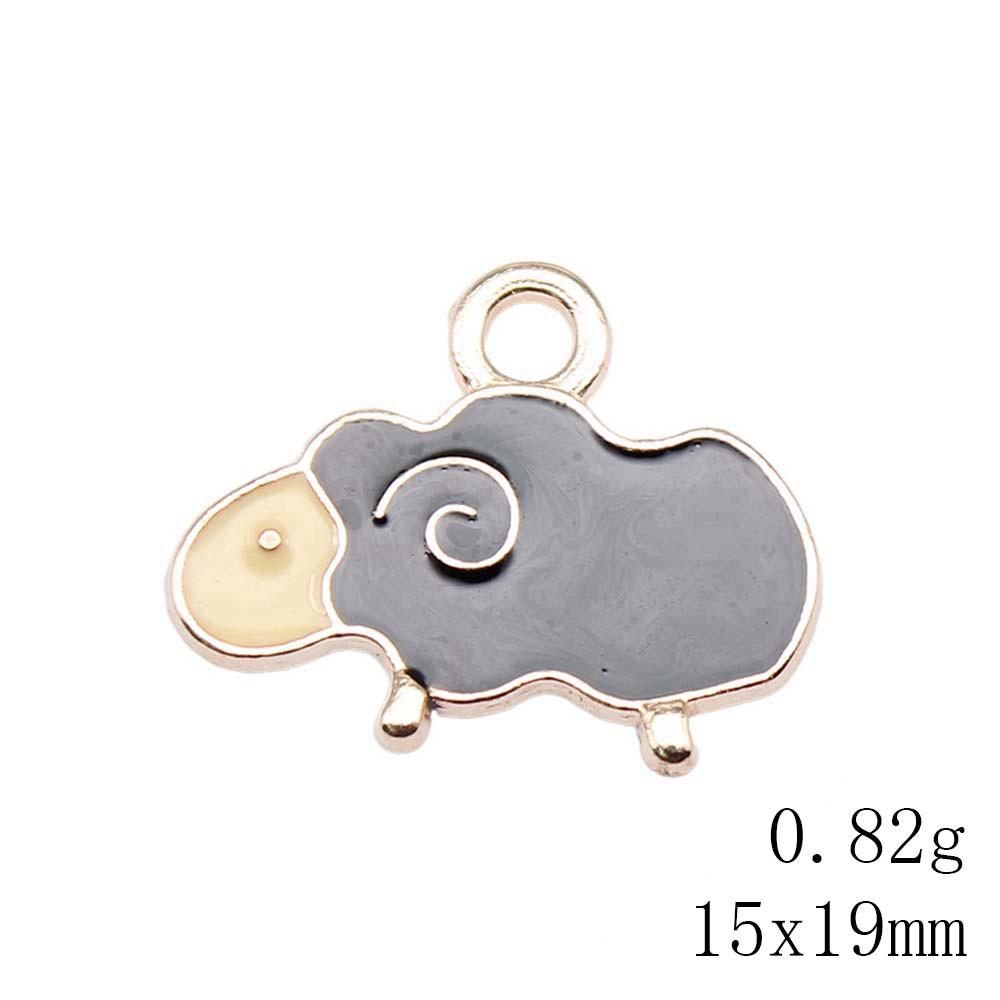 Valentine's Day Charms For Bracelet Flamingo Mermaid Enamel Charms Pendant Home Garden Pendants For Bracelets