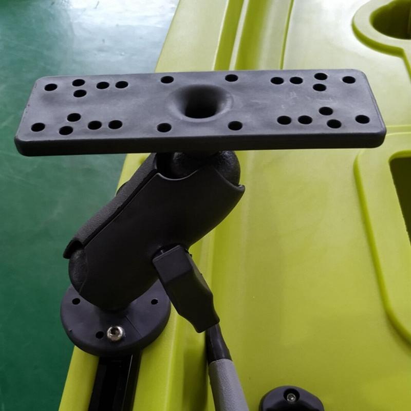 Powerful Marine Boat Fishfinder Bracket 360 Degree Depth Sounder Base Mount Universal Fishes Finder Mount GPS MAP Plate