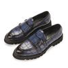 Plattformsko Loafers Sko Herre Bryllupssko med tykk såler Svart Formell Business Sko Slip-on Lær Øk Stor Størrelse 38-48