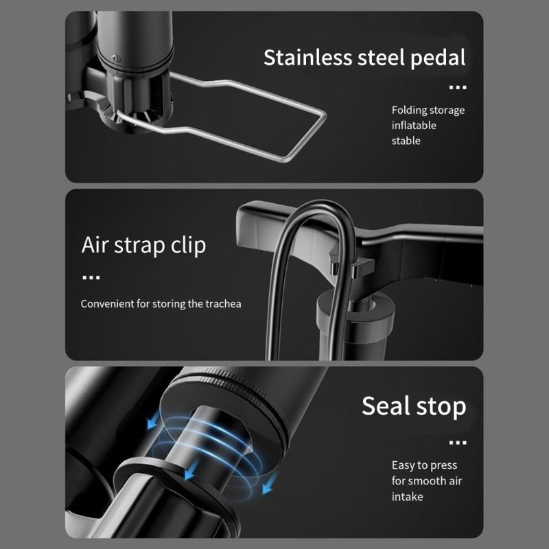 Bicycles Tire Inflators High Pressure Bike Floor Pump Manual Airs Pump Mountain Bicycles Pump Basketball Inflators