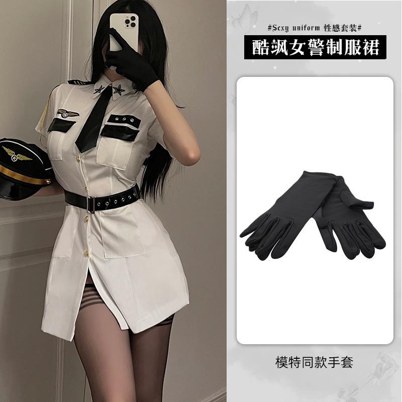 Sexy Lingerie Police Uniform Temptation Skinny Police Clothes Cosplay Passion Suit