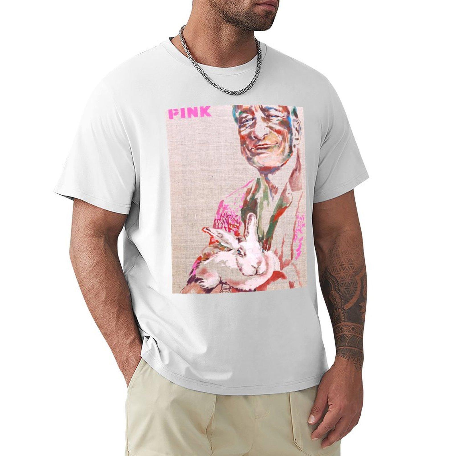 HUGH HEFNER  RABBIT TShirt plain Personalized tshirt shirts graphic tees black tshirts for men S
