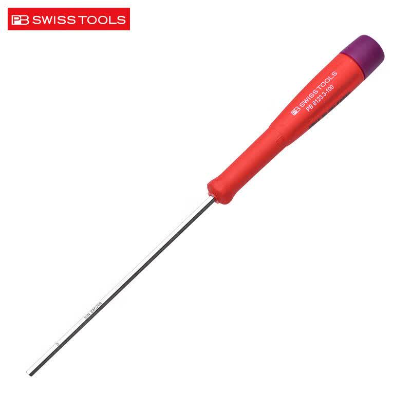 PB SWISSTOOLS Precision Flat Head Hex Screwdriver Alloy Steel